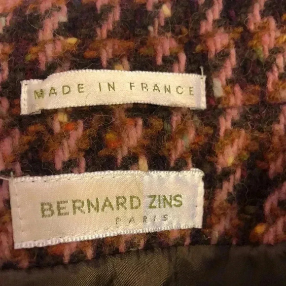 Bernard Zins wool blazer.  Size 20.  Made in France - Picture 9 of 12